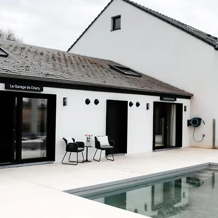 Le Garage De Charly Piscine, Sauna&gym - Aux Rêves Des Champs * Eghezee