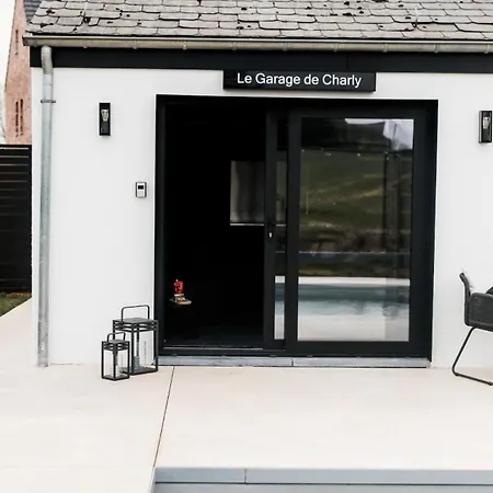Le Garage De Charly Piscine, Sauna & Gym - Aux Reves Des Champs Lejlighed Eghezee