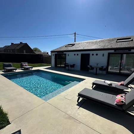 Lejlighed Le Garage De Charly Piscine, Sauna & Gym - Aux Reves Des Champs Eghezee